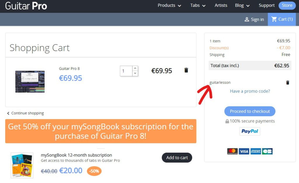 Guitar Pro Discount