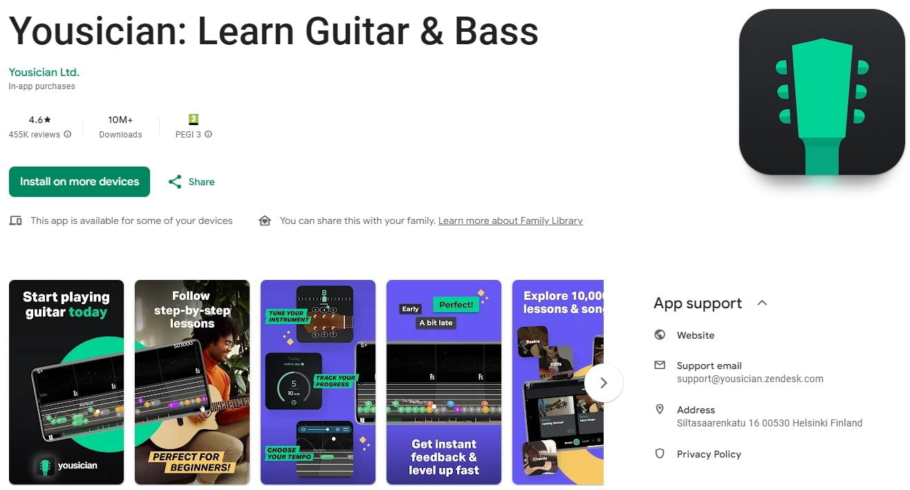 Yousician App Store