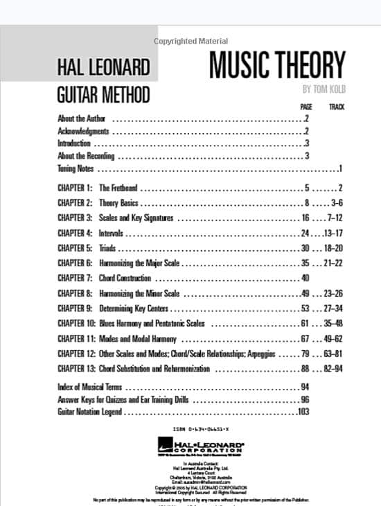 Best Guitar Books Music Theory For Guitarists 1
