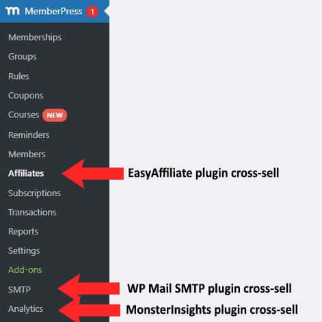 Memberpress Cross Sell